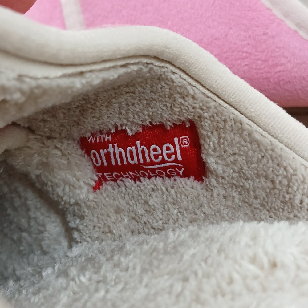 Vionic Slippers Womens 6 Pink Laura Orthotic Comfort Mule House Shoes - Picture 10 of 12